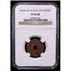 Image 2 : THAILAND: Rama VI, 1910-1925, AE satang, BE2457 (1914), NGC Proof 65 RB