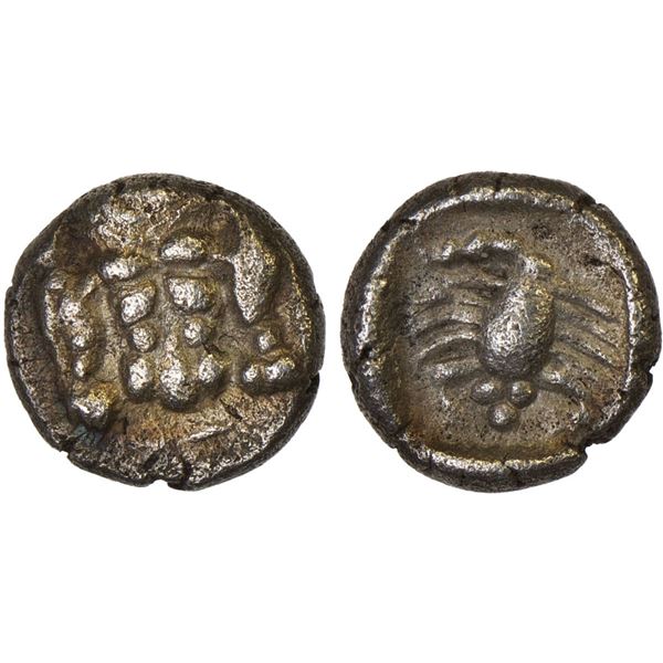 CARIA: Mylasa, AR hemiobol (0.49g), ca. 450-400 BC, VF