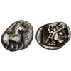 Image 1 : MACEDONIA: Potidaia, AR hemiobol (0.38g), ca. 450-432 BC, F-VF
