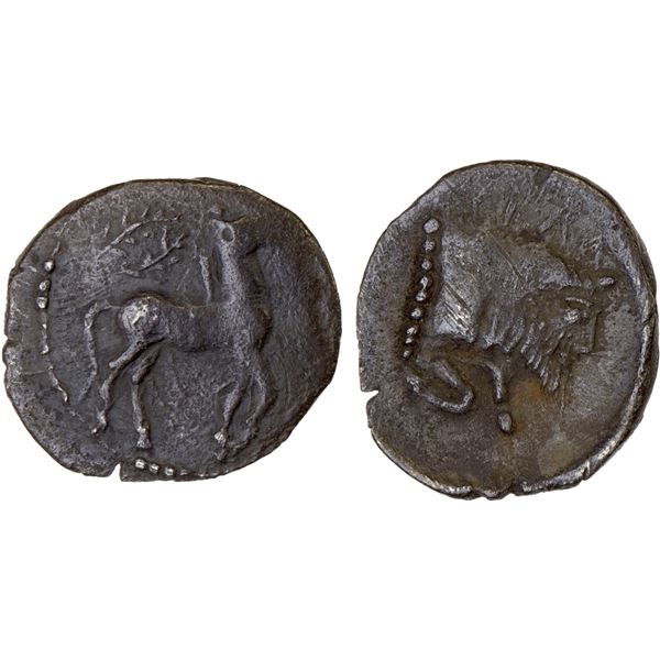 SICILY: Gela, AR litra (0.64g), ca. 465-450 BC, VF