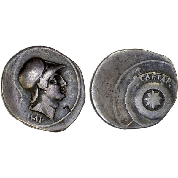 ROMAN IMPERATORIAL PERIOD: Octavian, as imperator, 40-27 BC, AR denarius (3.74g), uncertain Italian 