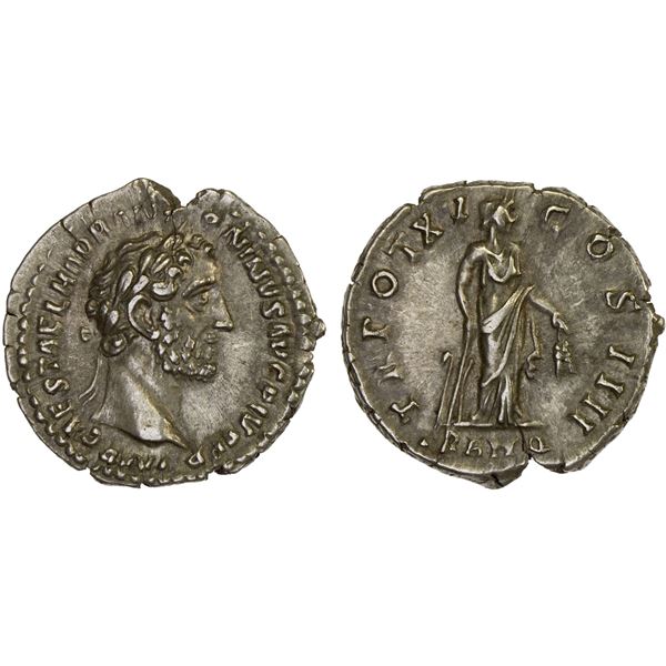 ROMAN EMPIRE: Antoninus Pius, 138-161 AD, AR denarius (3.56g), Rome, 151-152 AD, VF-XF