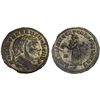Image 1 : ROMAN EMPIRE: Flavius Valerius Severus, as caesar, 305-306 AD, silvered AE follis (11.12g), Carthage
