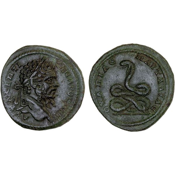 ROMAN PROVINCIAL, THRACE: Pautalia, Commodus, 193-211 AD, AE30 (15.73g), Choice VF