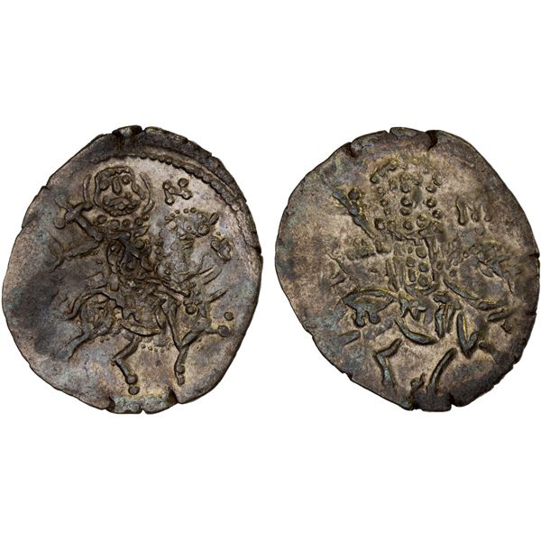 EMPIRE OF TREBIZOND: Andronicus III, 1330-1332, AR asper (1.89g), XF-AU