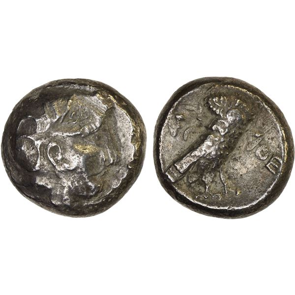 MESOPOTAMIA: Anonymous, ca. 3rd century BC, AR tetradrachm (16.44g), VF