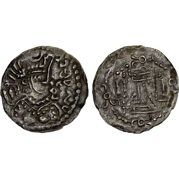 TOBAZINI: Anonymous, ca. 420-475, AR drachm (2.94g), VF