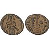 Image 1 : ARAB-BYZANTINE: Standing Caliph, ca. 692-697, AE fals (2.60g), Sinjar, superb VF