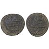 Image 1 : UMAYYAD: AE fals (2.83g), al-Kufa, AH100, VF