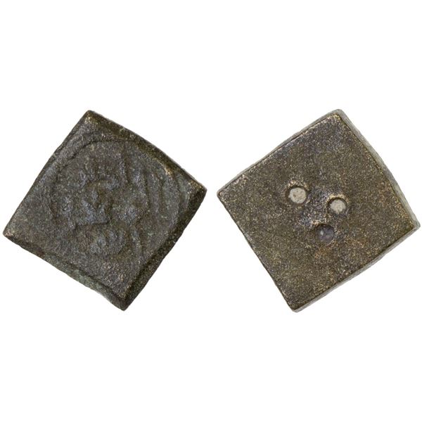 FATIMID: al-Mu'izz, 953-975, AE square weight (1.42g), pleasing F-VF