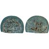 Image 1 : FATIMID: al-Fa'iz, 1154-1160, glass weight (jeton) (3.31g), bold VF