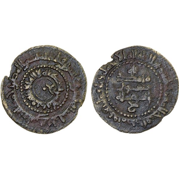 SAMANID: Nasr II, 914-943, AE fals (2.32g), Bukhara, AH322, F-VF