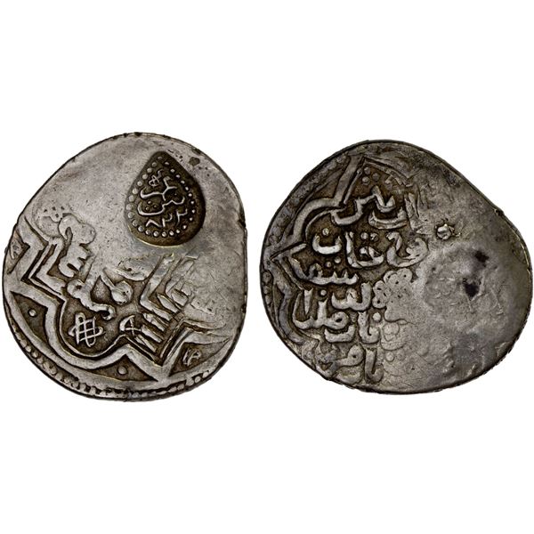 QARA QOYUNLU: Pir 'Umar, 1419-1420, AR tanka (5.21g), NM, AH822