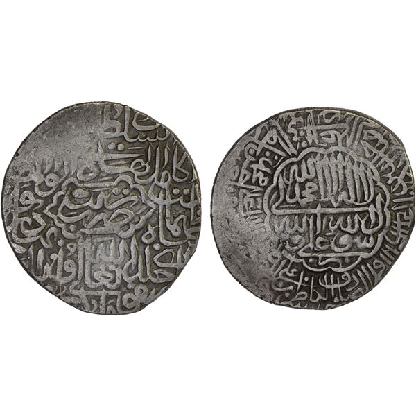SAFAVID: Tahmasp I, 1524-1576, AR shahi (5.39g), Turbat, ND, VF