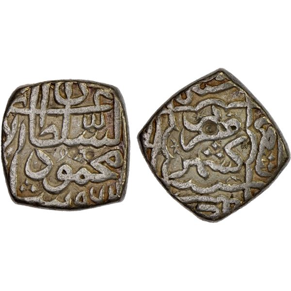 KASHMIR: Habib, 1555, AR square sasnu (6.14g), Kashmir, AH962//959, VF