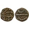 Image 1 : MUGHAL: Jahangir, 1605-1628, AE 2/3 falus (9.55g), Ahmadnagar, AH"1002" (off flan), strong VF