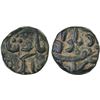 Image 1 : MUGHAL: Jahangir, 1605-1628, AE 1/3 dokdo (3.19g), Delwara, ND, VF