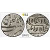 Image 1 : MUGHAL: Shah Alam Bahadur, 1707-1712, AR 1/2 rupee (5.75g), Surat, year 1(1707), PCGS Unc details