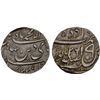 Image 1 : AWADH: Brijit Qadr, 1857-1858, AR rupee (11.18g), Suba Awadh, AH"1229" year "26", bold XF