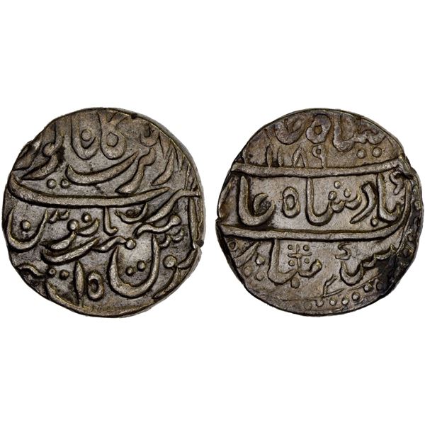 JODHPUR: AR rupee (11.20g), Dar ul-Barkat Nagor, AH1189 year 15, lovely XF