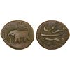 Image 1 : MYSORE: Tipu Sultan, 1782-1799, AE paisa (zohra), (11.33g), Farrukhi, AM1218, Fine
