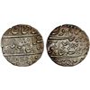 Image 1 : MYSORE: Krishna Raja Wodeyar, 1799-1868, AR rupee (11.43g), Mysore (12)24 year 74, choice AU
