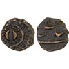Image 1 : SIKH EMPIRE: Anonymous, ca. 1820s-1840s, AE falus (paisa) (7.88g), Peshawar, ND/DM, F-VF