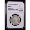 Image 2 : BRITISH INDIA: Victoria, Empress, 1876-1901, AR rupee, 1876(b), NGC MS62