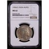 Image 2 : BRITISH INDIA: Edward VII, 1901-1910, AR rupee, 1906(c), NGC MS62