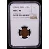 Image 2 : BRITISH INDIA: George V, 1910-1936, AE 1/12 anna, 1926(b), NGC MS67 RB