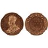 Image 1 : BRITISH INDIA: George V, 1910-1936, AE 1/4 anna, 1914(c), NGC MS63 PL RD