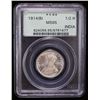 Image 2 : BRITISH INDIA: George V, 1910-1936, AR 1/2 rupee, 1914(b), PCGS MS65