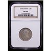 Image 2 : BRITISH INDIA: George V, 1910-1936, AR 1/2 rupee, 1914(c), NGC MS64