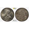 Image 1 : BRITISH INDIA: George V, 1910-1936, AR rupee, 1919(c), PCGS MS63
