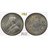 Image 1 : BRITISH INDIA: George V, 1910-1936, AR rupee, 1920(c), PCGS MS64