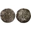 Image 1 : PORTUGUESE INDIA: GOA: João IV, 1640-1656, AR 2 tangas (3.88g), 1651, Choice VF