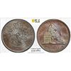 Image 1 : BELGIUM: Leopold I, 1831-1865, AE 2 centimes, 1864, PCGS MS65 BN