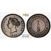 Image 1 : CYPRUS: Victoria, 1879-1901, AE 1/2 piastre, 1885, PCGS AU58