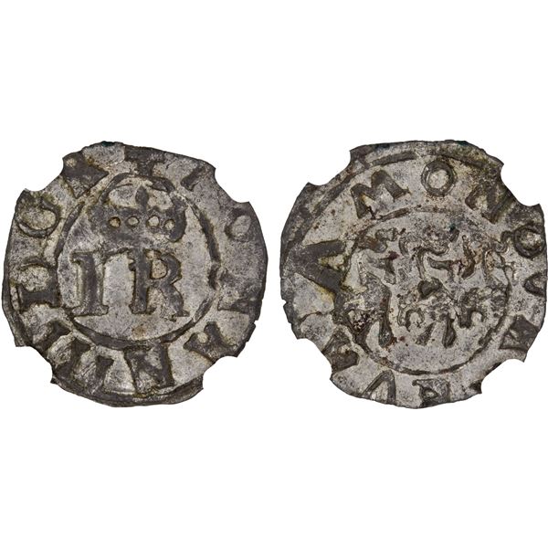 ESTONIA: SWEDISH: Johan III, 1568-1592, BI schilling, Reval, NGC MS62