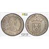 Image 1 : FRANCE: Louis XIV, 1643-1715, AR 1/12 écu à la mèche (10 sols), Rouen, 1653-B, PCGS AU55