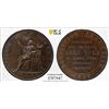Image 1 : FRANCE: First Republic, AE 2 sols token, 1792, NGC MS63 BN