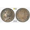 Image 1 : FRANCE: Louis XVIII, 2nd Reign, 1815-1824, AR franc, 1824-B, PCGS MS62
