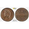 Image 1 : FRANCE: Louis Philippe, 1830-1848, AE centime (1.50g), Paris, ND (1840), PCGS Specimen 65BN