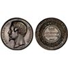 Image 1 : FRANCE: Napoleon III, 1852-1870, AR medal (37.03g), 1856, AU