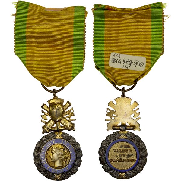 FRANCE: AE medal, XF