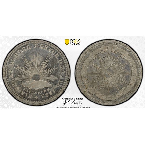 BADEN: Leopold I, 1830-1852, 1 gedenkkreuzer, 1832, PCGS MS64