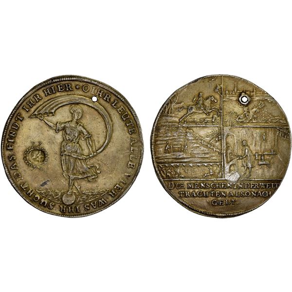 BRUNSWICK-LÜNEBURG-CELLE: Christian, 1611-1633, AR 1-1/4 thaler (36.33g), ND (1622), VF