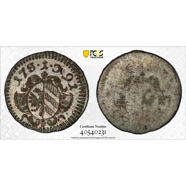 NUREMBERG: Free Imperial City, AR pfennig, 1791, PCGS MS64