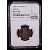 Image 2 : PRUSSIA: Wilhelm I, 1861-1888, AE 3 pfennig, Cleve, 1868-C, NGC MS65 BN
