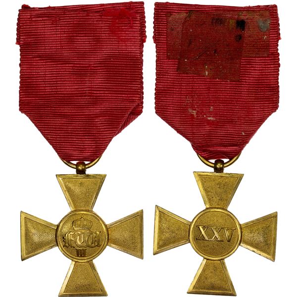 PRUSSIA: gilt AE medal